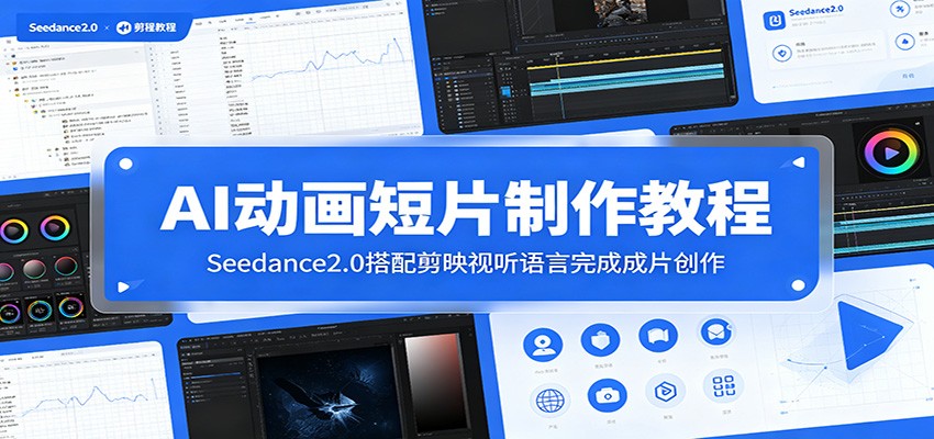 AI动画短片制作教程：Seedance2.0搭配剪映视听语言完成成片创作-鼎铸网
