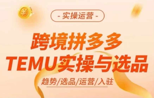 77be78843b51242b3ed9df8a9101ef10.jpeg 跨境拼多多TEMU实操与选品,多多temu跨境选品运营实操