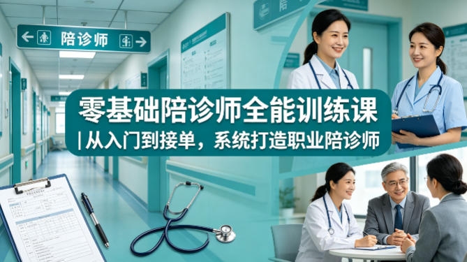 785e8256e83406f16d89c1f76f922996.jpeg 零基础陪诊师全能训练课|从入门到接单,系统打造职业陪诊师