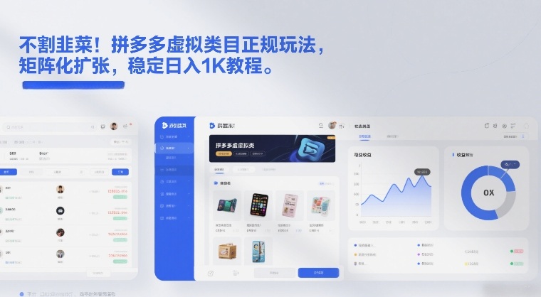 78d852c6329fd5883328a422f25f51c6.jpeg 不割韭菜!拼多多虚拟类目正规玩法,矩阵化扩张,稳定日入1K教程【揭秘】