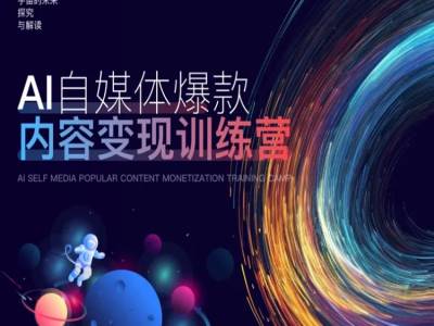 79b401e93aeb4f1a52312cc119219bfd.jpeg AI自媒体爆款内容变现训练营,20%底层逻辑,60%实操方法,20%案例拆解(即学即用)