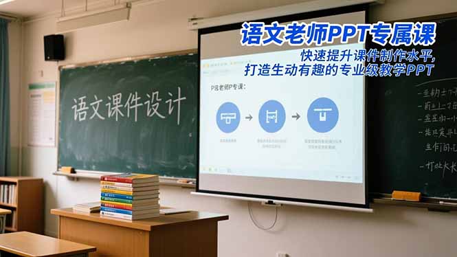 7cb9c42a73e3c990d4a8ad0e1caf9969.jpeg 语文老师PPT专属课:快速提升课件制作水平,打造生动有趣的专业级教学PPT