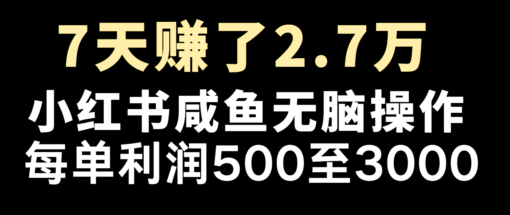 冷门暴利，超级简单的项目0成本玩法，每单在500至4000的利润-鼎铸网