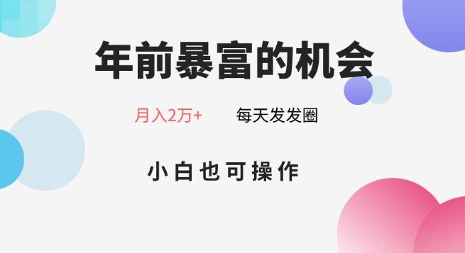 年前暴富的机会，朋友圈卖春联月入2万+，小白也可操作-鼎铸网