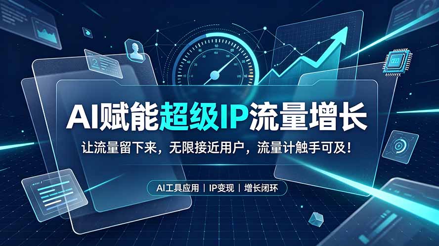7f0d369ed2d9131d2ac375dde74bdef6.jpeg AI赋能超级IP流量增长:让流量留下来,无限接近用户,流量计触手可及!