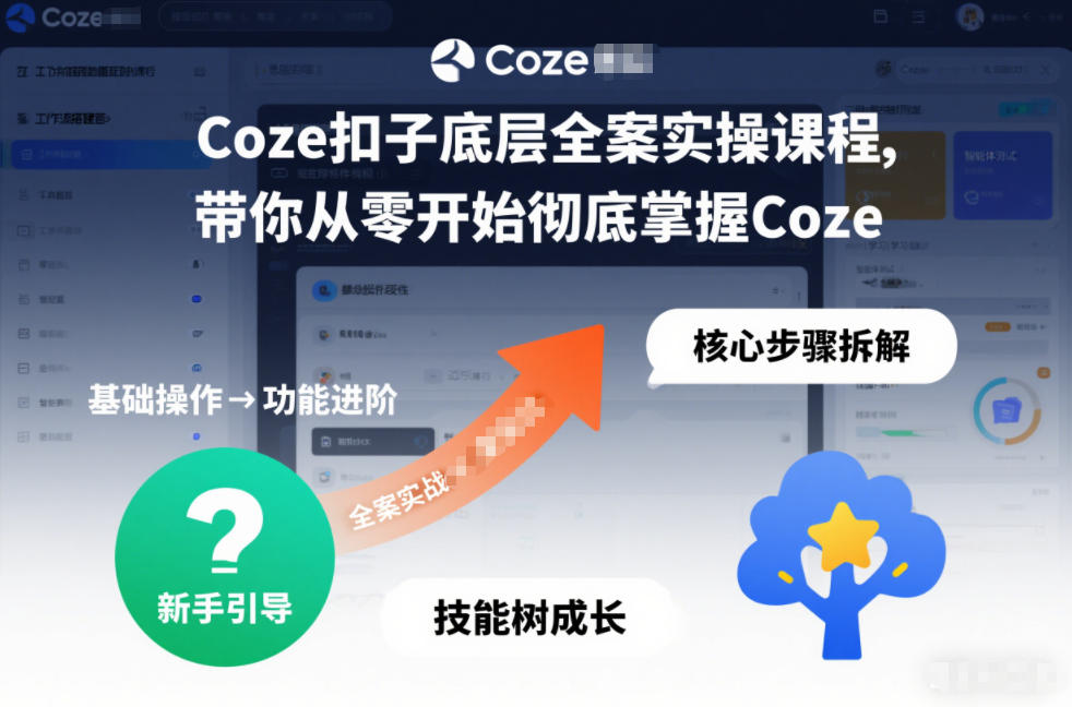 81d0579e53e4b42648c9557180361eeb.jpeg Coze扣子底层全案实操课程,带你从零开始彻底掌握Coze(更新7月)