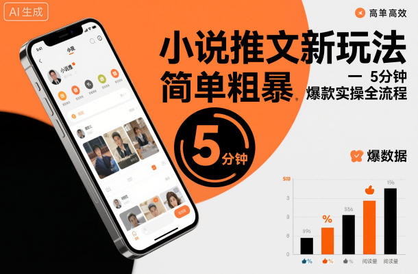 842b9846db51bcf3c12adc58898f117a.jpeg 小说推文新玩法,简单粗爆,5分种一个爆款实操全流程