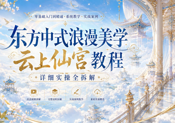 8587d4bacc87b065fc253e4a5ebf7f18.jpeg 东方中式浪漫美学云上仙宫教程,详细实操全拆解