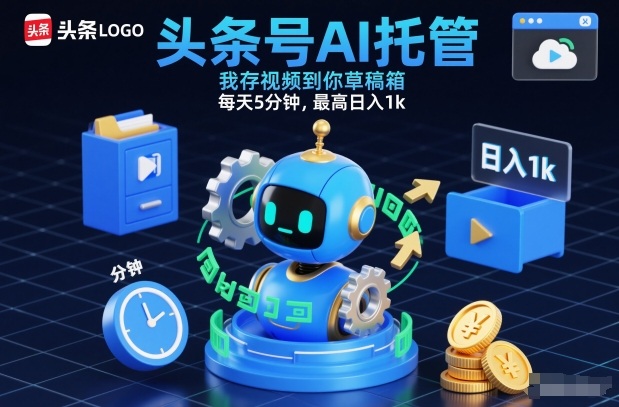 858be32b5331259876597e9b4c7f53ac.jpeg 头条号AI托管,我存视频到你草稿箱,每天5分钟,最高日入1k【揭秘】
