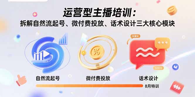 87c2befacd8fffc6bd4f3a89c1dbf7a9.jpeg 运营型主播培训:拆解自然流起号、微付费投放、话术设计三大核心模块-8月