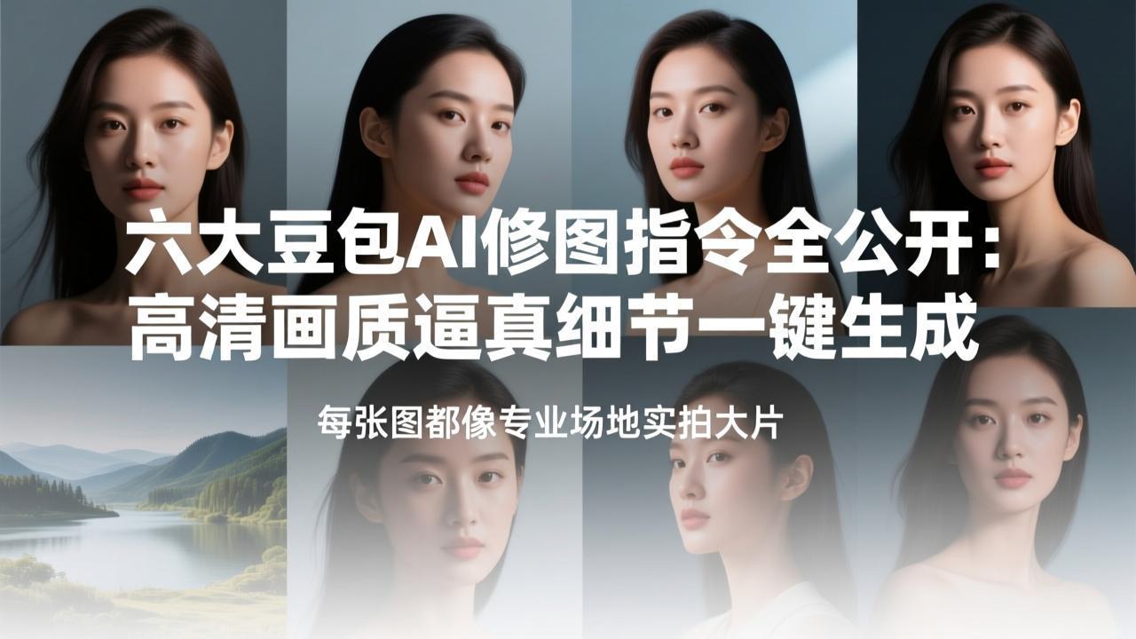 88d13b45a274293a1942c77aaa08a341.jpeg 六大豆包AI修图指令全公开:高清画质逼真细节一键生成,每张图都像专业场地实拍大片