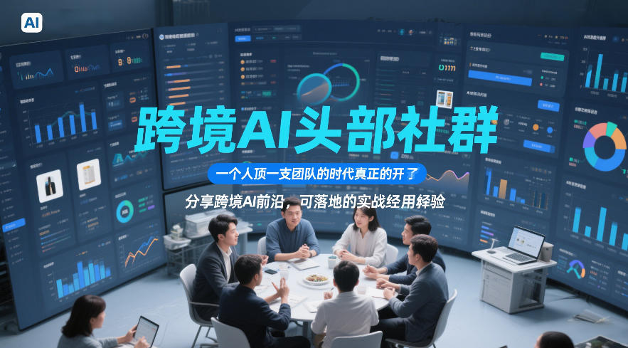 跨境AI头部社群,一个人顶一支团队的时代真正的开始了,分享跨境AI前沿,可落地的实战经验(更新5月23日)-鼎铸网