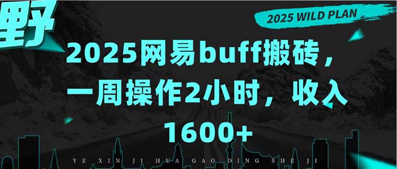 2025网易buff搬砖，一周操作2小时，收入1600+-鼎铸网