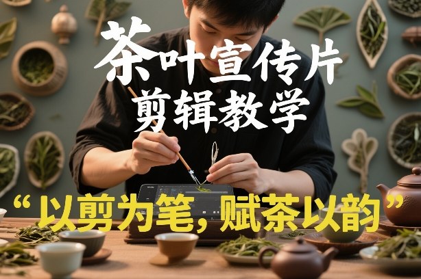 茶叶宣传片剪辑教学,以剪为笔,赋茶以韵,新手也能拍出高级感-鼎铸网