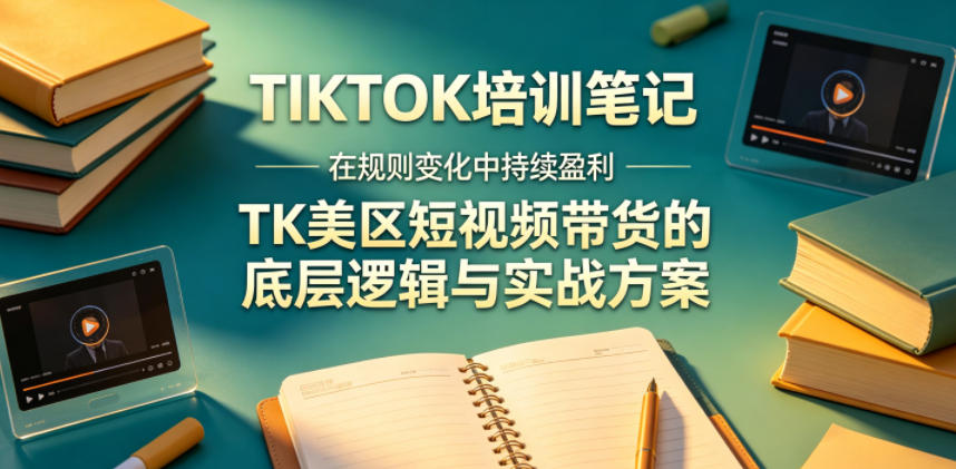 视界跨境TIKTOK4月17培训笔记,在规则变化中持续盈利,TK美区短视频带货的底层逻辑与实战方案【文档】-鼎铸网