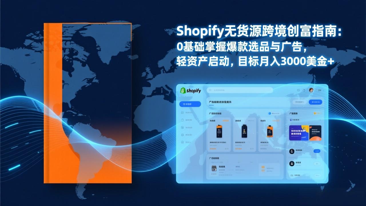 Shopify爆款打法实战：从选品到广告投放，复制爆款模型，驱动独立站月销售额破万刀-鼎铸网