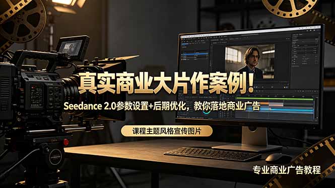 真实商业大片作案例!Seedance 2.0参数设置+后期优化,教你落地商业广告-鼎铸网