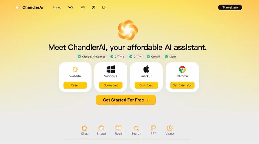 8e4ddf52493090c4ec5c8d396e44893c.png ChandlerAi|综合性人工智能助手平台 提供多种AI服务