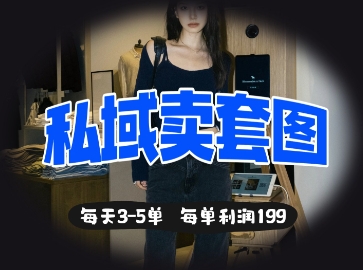 9222340c42d099b873469027172ab10f.jpeg 私域卖套图每天3-5单,每单利润99