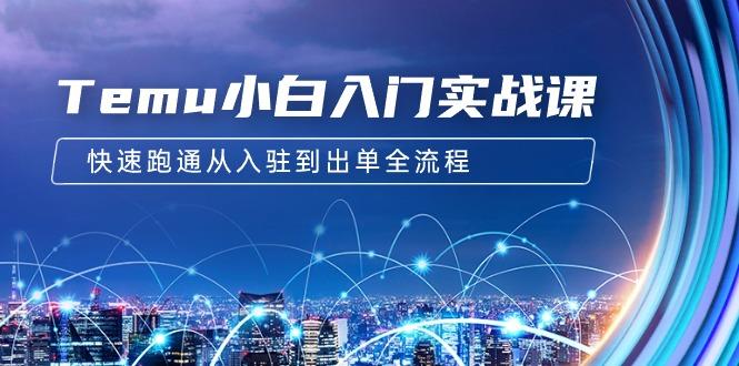 927f2e218ad6ae230bf6f29d2fd85543.jpeg (9295期)Temu小白入门实战课:跨境拼多多电商培训 快速跑通从入驻到出单全流程-12节