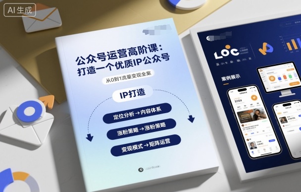 公众号运营高阶课，打造一个优质IP公众号-鼎铸网