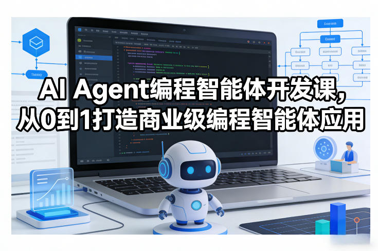 9380ba90bd2d824bec07357430ee8639.jpeg AI Agent编程智能体开发课,从0到1打造商业级编程智能体应用
