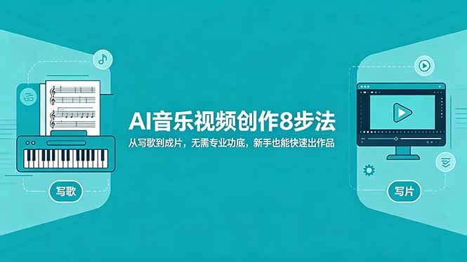 AI音乐视频创作8步法:从写歌到成片,无需专业功底,新手也能快速出作品-鼎铸网