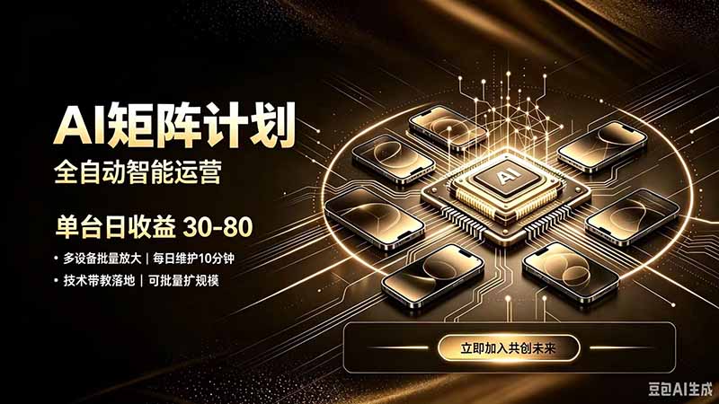 AI智能对话，矩阵规模化创业，全程技术扶持，长久稳定，日入800+-鼎铸网