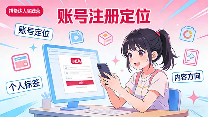 974d399757e88260595abd5b69231987.jpeg 小红书带货达人实战营:账号注册定位、内容创作、选品策略、带货技巧、流量运营等