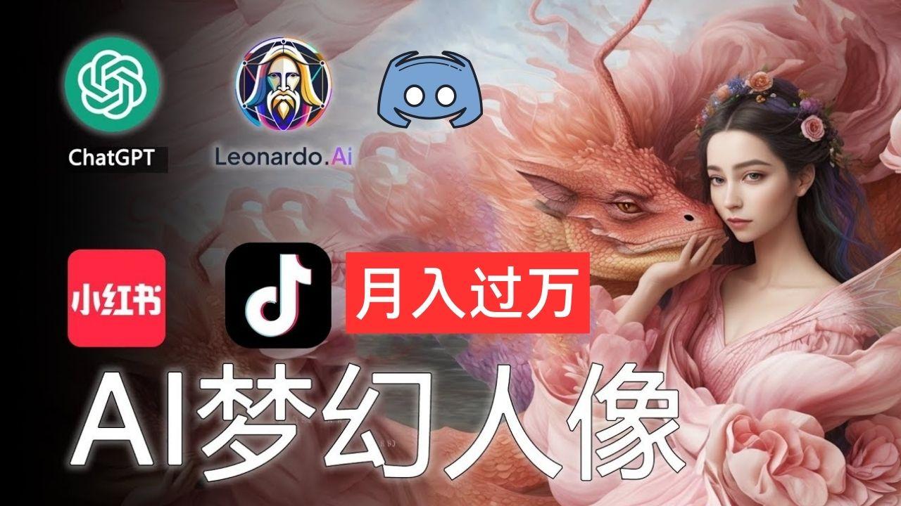 AI摄影梦幻人像：零基础也能月入过万的秘密-鼎铸网