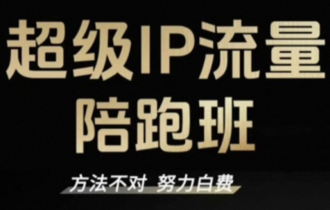 阿昱老师·超级IP流量陪跑班-鼎铸网