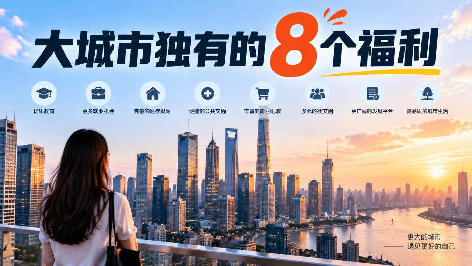 某公众号付费文章：大城市独有的8个福利-鼎铸网
