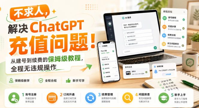 不求人,解决ChatGPT充值问题!从建号到续费的保姆级教程,全程无违规操作-鼎铸网
