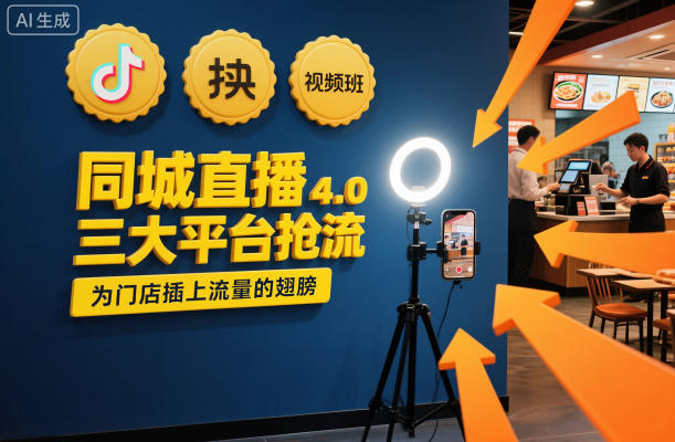 同城直播实操班4.0,三大平台抢流,为门店插上流量的翅膀-鼎铸网