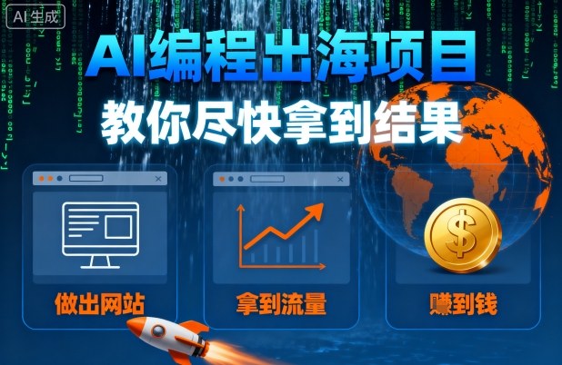 a30bc6bc069abd8cc51adaa34222dd04.jpeg AI编程出海项目,教你尽快拿到结果-做出网站、拿到流量、賺到钱