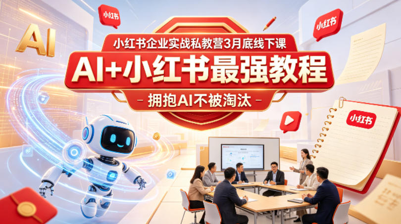 a48df2e36e3c87c75eef066580629b9d.jpeg 小红书企业实战私教营3月底线下课,AI+小红书最强教程,拥抱AI不被淘汰