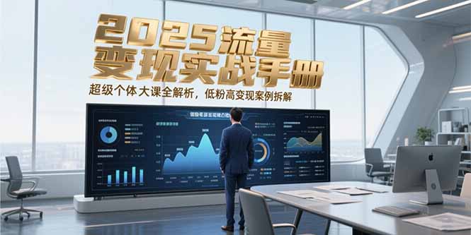 2025流量变现实战手册，超级个体大课全解析，低粉高变现案例拆解-鼎铸网
