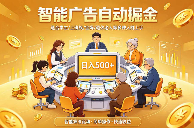 2026年最好做的项目：自动掘金项目，小白轻易上手，单日轻松收入500+【揭秘】-鼎铸网