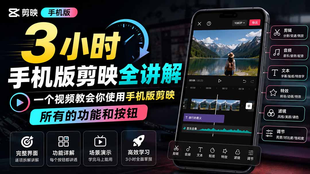 a6e3a9e13ac5b81dfbe9543a09f89440.jpeg 3小时手机版剪映全讲解,一个视频教会你使用手机版剪映,所有的功能和按钮