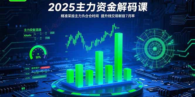 a72dbb4821280ee7b34d7e05961c1a53.jpeg 2025主力资金解码课:精准捕捉主力建仓时机,提升短线交易胜率(更新7月