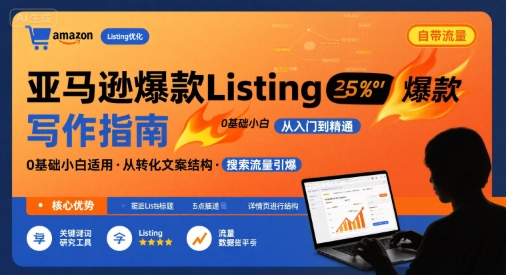 aaf26c9c8b8e71bdfbd670ea56b00591.jpeg 亚马逊爆款Listing写作方法,亚马逊0基础小白也能写爆款自带流量的Listing