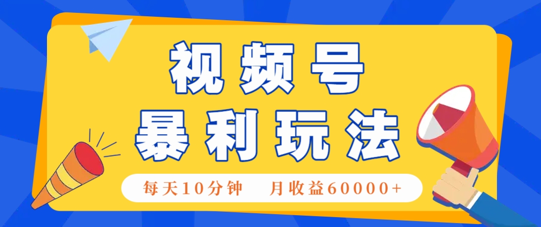 视频号AI赚钱法，每天只需10分钟，月入6万+！(超详细拆解)-鼎铸网
