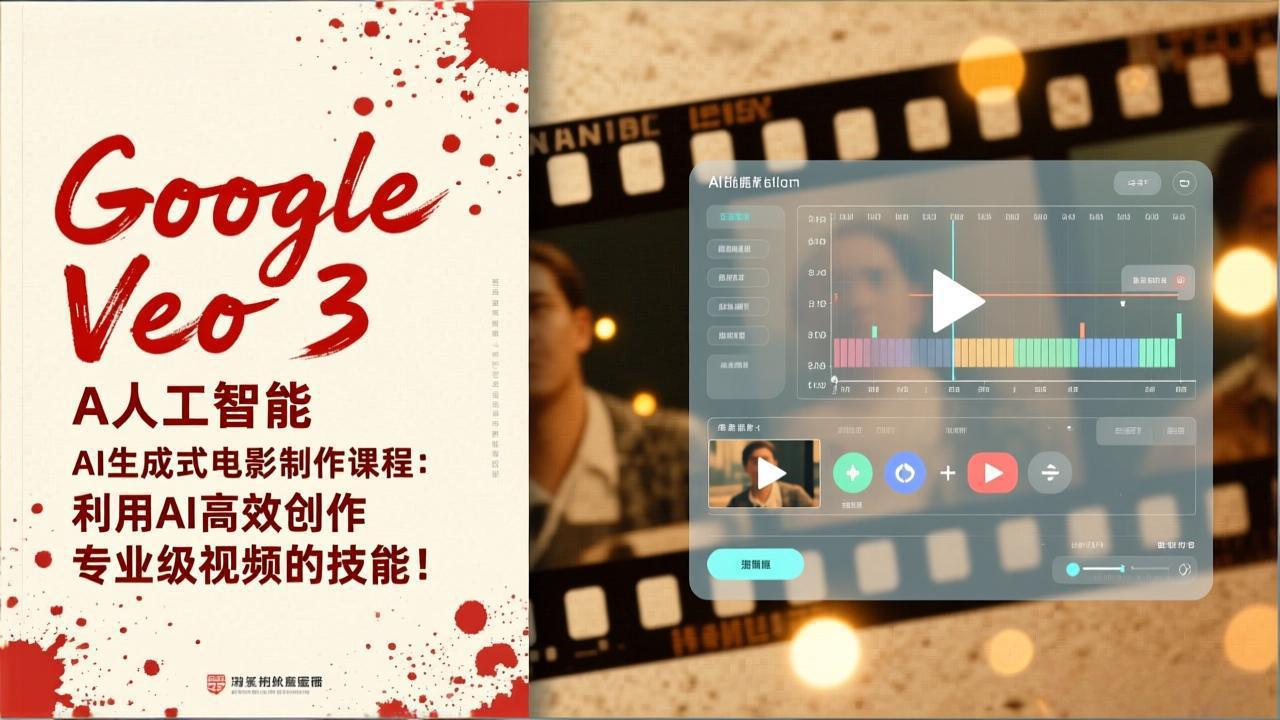 ab994e16f779b106586397fb8f97fc9b.jpeg Google Veo 3人工智能AI生成式电影制作课程:利用AI高效创作专业级视频的技能!