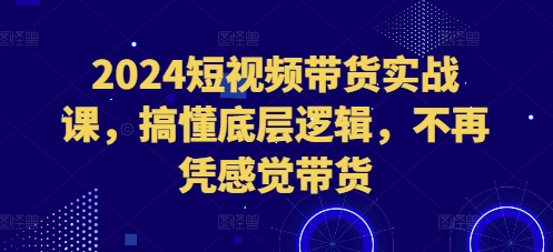 ac83bf8881d51fc369671d974eb3dfbd.jpeg 2024短视频带货实战课,搞懂底层逻辑,不再凭感觉带货