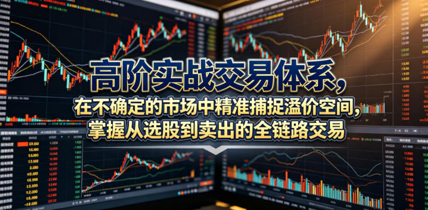afc1f6e92b5e56bb8926e12a527ac5d2.jpeg 高阶实战交易体系,在不确定的市场中精准捕捉溢价空间,掌握从选股到卖出的全链路交易心法(更新6月)