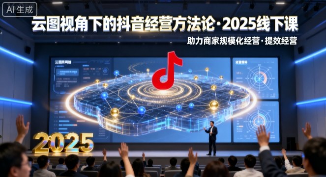 b537a621989bb723066a10d0e4d40dd9.jpeg 云图视角下的抖音经营方法论,2025线下课,助力商家规模化经营,提效经营(录音+字幕)