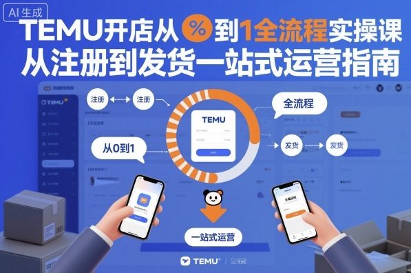 b57cff76c1c16597b7e785b1f0bb883b.jpeg TEMU开店从0到1全流程实操课,从注册到发货一站式运营指南