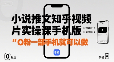 b7caaa3ff932f8675464c8201ad15a2e.jpeg 小说推文知乎视频图片实操课手机版,0粉一部手机就可以做