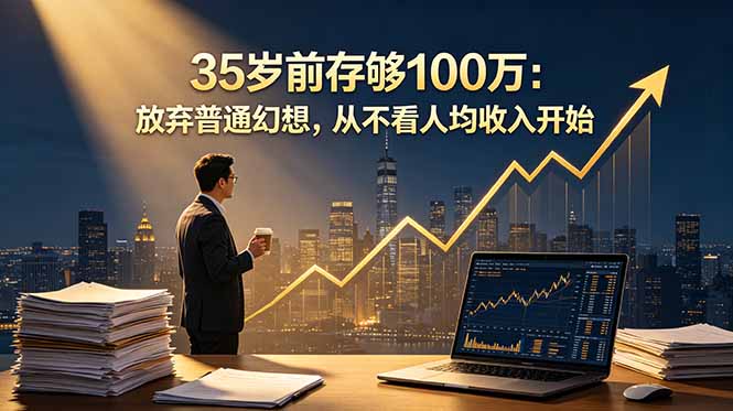 35岁前存够100万:放弃普通幻想,从不看人均收入开始-鼎铸网