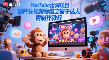 bc1e23ca105025fefac30070b95a7b80.jpeg YouTube出海项目,油管长视频赛道之猴子达人秀制作教程